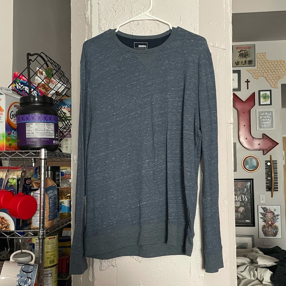 LAST CHANCE: Light weight blue sweatshirt